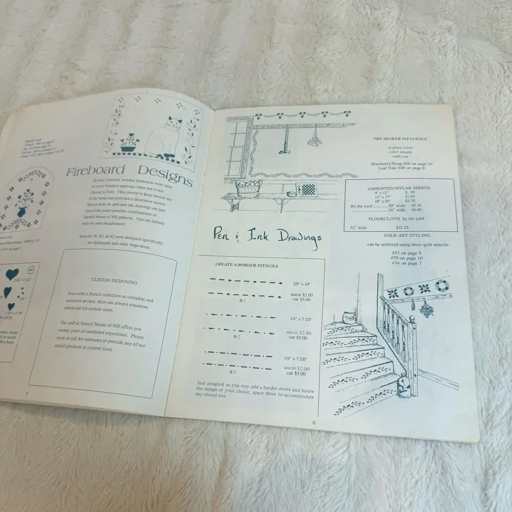Stencil House of NH Volume 1 Craft Catalog Vintage